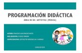 PDA de Música 5º Curso 2017::2018 - Gobierno de Canarias · PROGRAMACIÓN DIDÁCTICA DE MÚSICA | CURSO 2017/2018 5 4. CONCRECIÓN, ORGANIZACIÓN, TRATAMIMIENTO Y DISTRIBUCIÓN