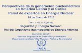 Perspectivas de la generacion nucleoléctrica en América ... · Perspectivas de la generacion nucleoléctrica en América Latina y el Caribe ... Establecimiento y mantenimiento de
