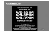 WS-311M WS-321M WS-331M Instructions ESlearnandsupport.getolympus.com/sites/default/files/media/files/2018/04/... · NEC Corporation. Otros nombres de producto o marcas mencionados
