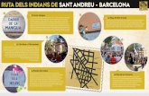 RUTA DELS INDIANS DERUTA DELS INDIANS DE …...El barri dels Indians es troba al districte de Sant Andreu, i té el seu nucli històric delimitat pels carrers de Manigua, Felip II,