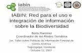 IABIN: Red para el uso e integración de información sobre ... · La bella gente joven Cómo hacer disponible la información ... Adicional a la información biológica sobre polinizadores,