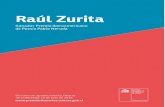 Raúl Zurita · 2019-12-12 · Desde sus más tempranos inicios, Raúl Zurita parece haberse propuesto ampliar los límites de la poesía. Y lo ha logrado. Escribió un poema en el
