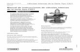 Marzo 2010 Manual de instrucciones de válvulas internas de ... · La instalación del accionador de cilindro de aire aparece en el formulario MCK-1137. Las instrucciones de enganche/liberación