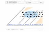PROJECTE EDUCATIU DE CENTRE - Insillainsilla.net/wp-content/uploads/2018/05/PEC_v3.pdfEl Projecte Educatiu de Centre (PEC) és el document estratègic marc per a la institució escolar,