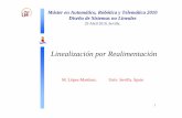 Máster en Automática, Robótica y Telemática 2010 Diseño de ...mlm/Master/MCNL.pdf · Máster en Automática, Robótica y Telemática 2010 Diseño de Sistemas no Lineales ...