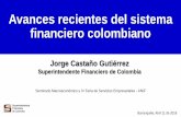 Avances recientes del sistema financiero colombiano...4.2% del PIB nacional (precios constantes) Cuentas de ahorro en el Atlántico 2,922,901 Personas naturales Personas jurídicas