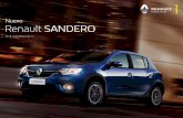 Nuevo Renault SANDERO · Espacio amplio y ergonómico. El Nuevo Renault Sandero brinda confort a todos los pasajeros. Las butacas y el volante se ajustan de acuerdo a tu estilo de