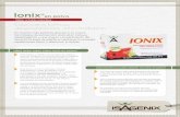 Sabor a frutas naturales Esta nueva fórmula, desarrollada ...mx.isafyi.com/wp-content/uploads/2012/07/Ionix.pdf · las funciones de tu cuerpo, al mismo tiempo que rejuvenece tu organismo
