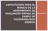 CAPACITACIÓN PARA EL MANEJO DE LA HERRAMIENTA DE EVALUACIÓN RÁPIDA EN CAMPO DE ...repository.udistrital.edu.co/bitstream/11349/13427/5/... · 2019-07-26 · La herramienta se desarrolló
