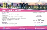 ABU DABI DUBAI - gob.mx · as. DBL: 849 usd turissste@issste.gob.mx  01 800 925 05 00 /Turissste MX @TurisssteMX febrero 22 de 2018! Vigencia 31 de octubre de 2017.