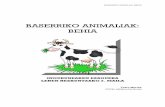 BASERRIKO ANIMALIAK: BEHIA - Berritzeguneaknagusia.berritzeguneak.net/gaitasun/docs/competencias... · 2012-12-04 · BASERRIKO ANIMALIAK: BEHIA SEKUENTZIA DIDAKTIKOA. Lehen Hezkuntzako