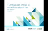 Presentación de PowerPointstatic.unir.net/eventos/ponencias-escel/Dolores-Idrovo-m... · 2018-03-19 · 4 Estrategias para conseguir una educación de calidad en línea @ESPE María