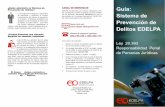 Guía: Sistema de Prevención de Delitos EDELPA - Guia Sistema de PrevenciÃ³n... · año 2009, la responsabilidad penal de las personas jurídicas ante la comisión de delito de