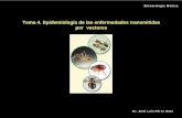 Tema 4. Epidemiología de las enfermedades … 4 - Epidemiologia.pdfEpidemiología de las enfermedades transmitidas por vectores Dr. José Luís Pérez Bote Entomología Médica EPIDEMIOLOGÍA