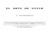 EL ARTE DE VIVIR - datelobueno.com€¦  · Web viewEste libro fue pasado a formato Word para facilitar la difusión, y con el propósito de que así como usted lo recibió lo pueda