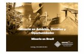 Minería en América, Desafíos y Oportunidades20Miner%eda... · 2014-06-02 · Minería y Comunidades Minería como un catalizador para el desarrollo económico y social a nivel
