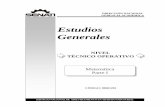 Estudios Generales - SENATI VIRTUALvirtual.senati.edu.pe/curri/file_curri.php/curri/TO... · 2015-10-06 · MATEMÁTICA ESTUDIOS GENERALES-NIVEL TÉCNICO OPERATIVO. 11 1.3.2. SUSTRACCIÓN.