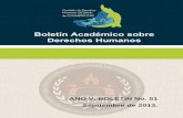 AÑO V, BOLETÍN No. 51 Septiembre de 2013.codhecam.org.mx/files/boletines/academico/BOLETIN... · 2017-02-21 · EDITORIAL. “EL ANHELO POR UNA CULTURA DE PAZ Y NO VIOLENCIA, DERECHO