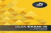 GUÍA EXANI-III - Universidad de Guanajuato · 3.4 Indicaciones para el llenado de la hoja de respuestas 3.5 Modalidades de aplicación para personas con discapacidad 3.6 Compromisos