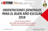 ORIENTACIONES GENERALES PARA EL BUEN AÑO ESCOLAR 2018demo.ugelrioja306.gob.pe/images/documentos/ORIENTACIONES... · 2018-03-01 · ORIENTACIONES GENERALES PARA EL BUEN AÑO ESCOLAR