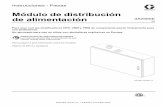Módulo de distribución de alimentación · Instrucciones - Piezas Módulo de distribución de alimentación 3A2560E ES Para usar con los dosificadores HFR, VRM y VRM de componente