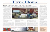 Semanario de Información del Arzobispado de Oviedo • D.L ... · Las cifras de la Religión Más de la mitad de los alumnos asturianos (66%) elige ejercer su derecho a estudiar