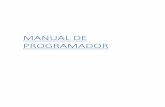 MANUAL DE PROGRAMADOR - repository.udistrital.edu.corepository.udistrital.edu.co/bitstream/11349/13413/2... · El manual técnico hace referencia a la información necesaria con el
