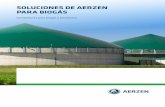 SOLUCIONES DE AERZEN PARA BIOGÁS...de las plantas de inyección de biogás (PIBG) para comprimir biometano que más tarde se inyecta en las redes de gas, AERZEN tiene la soplante