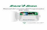 Rain+Birdt · 4 ES Programador ESP-TM2 Instalación Montaje del programador NOTA: Escoja una ubicación adecuada para el programador, cerca de una toma de corriente de 230 VCA. A