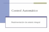 Control Automático - TEC...Ejemplo 2: Análisis de resultados El control REI para el PID_2DoF funciona estabilizando la planta y eliminando la influencia de las perturbaciones, impuestas