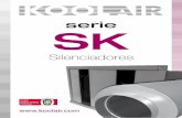 serie SK - Koolair · Especialmente diseñados para su montaje en el oído de aspiración de ventiladores centrífugos, en bocas de aspiración y descarga de ventiladores axiales.