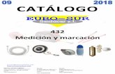 432 Medición y marcación - Eurosur Sanlucar, s.l. 432_1.pdf · 2019-02-22 · 2 Familia 43201 – Niveles laser nivel láser automático de líneas y puntos multimax 6 se autonivela