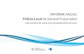 Policía Local de General Pueyrredon - Mar del Plata de policia... · en el contenido de este informe se expone dará datos objetivos sobre la actividad policial e intentará mensurar