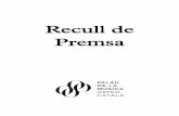 Recull de Premsa - Palau de la Música Catalana · de 1.763 en 2014 a 1.903 el año pasado. La edad media de los usuarios es de 27 años, la más ba-ja con respecto a otras drogas.