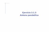 Ejercicio 3.1.3 Antena parabólica - Universitat Jaume Icad3dconsolidworks.uji.es/t2/30.pdfantena parabólica Los nudos P1, P2, P3 y P4 pertenecen a una parábola Los nudos B1, B2