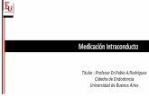 Medicación Intraconductood.odontologia.uba.ar/uacad/endodoncia/docs/2017/medicacionintraconductofinal.pdfMateriales para desinfectar el interior del conducto Gluconato de Clorhexidine