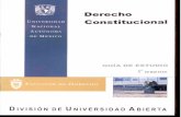  · Derecho Constitucional INTRODUCCIÓN La importancia del estudio del Derecho Constitucional en los alumnos de la Licenciatura en Derecho y de los abogados en la Vida diaria, estriba