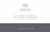 Informes sobre la Situación Económica, las Finanzas Públicas y la …gaceta.diputados.gob.mx/Gaceta/62/2014/feb/Inf_SHCP... · 2014-02-05 · endeudamiento público, la Secretaría