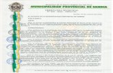 MUNICIPALIDAD PROVINCIAL DE SANDIA · Declaración jurada de domicilio. Asimismo, se expedirá una copia certificada gratuita para el trámite del Documento Nacional de Identidad