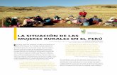LA SITUACIÓN DE LAS MUJERES RURALES EN EL PERÚ · 2017-10-13 · En Perú, para las mujeres rurales comuneras la principal forma de acceder y tener derechos efectivos a la tierra