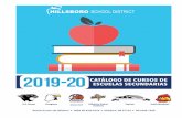 2019-20ESCUELAS SECUNDARIAS CATÁLOGO DE ......2019-20 Catálogo de cursos de escuelas secundarias Tabla de contenido ¿Sabía usted que…? El primer proyecto mayor de bonos del 2018