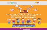 GUÍA DE TRABAJO ADAPTACIONES CURRICULARES PARA LA … · 2019-07-18 · 1 adaptaciones curriculares para la educaciÓn especial e inclusiva guÍa de trabajo adaptaciones curriculares
