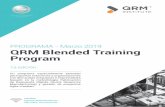 PROGRAMA - Marzo 2019 QRM Blended Training Programqrminstitute.es/wp-content/uploads/2019/03/Program... · • Alto conocimiento de la demanda del mercado al conectar la demanda real