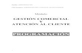 GESTIÓN COMERCIAL Y ATENCIÓN AL CLIENTE · 2010-11-10 · 3 1. INTRODUCCIÓN El módulo de Gestión Comercial y Atención al Cliente , se encuentra dentro del título de Técnico