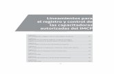 Lineamientos para el registro y control de las …imcp.org.mx/wp-content/uploads/2018/03/Anexo-Folio-29...Lineamientos para el registro y control de las capacitadoras autorizadas del