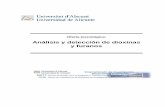 Análisis y detección de dioxinas y furanosSGITT-OTRI (Universidad de Alicante) Tfno.: +34965903467 Fax: +34965903803 E-mail: otri@ua.es 3 ASPECTOS INNOVADORES El know-how de la tecnología