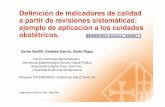 Definición de indicadores de calidad a partir de ... Bonfill.pdf · REUNIÓN SECA. Barcelona 19/5/11 Centro Cochrane Iberoamericano 19 La Colaboración Cochrane Es una organización