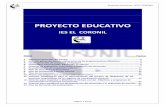 Proyecto Educativo - IES EL CORONILieselcoronil.es/wp-content/uploads/2013/10/Proyecto-educativo-2.pdf · Proyecto Educativo - IES EL CORONIL Página 3 de 61 Objetivos prioritarios