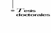doctorales - Euskomedia FundazioaTESIS 1. Relación de las tesis doctorales defendidas en las universidades de Vasconia entre el 1 de enero y el 30 de junio de 2001. 2. Comentario
