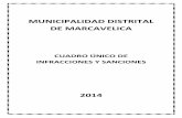 MUNICIPALIDAD DISTRITAL DE MARCAVELICAmunimarcavelica.gob.pe/wp-content/uploads/2017/09/CUIS.pdfy el proyecto aprobado para trabajos en áreas de uso público. 1.5 UIT Paralización